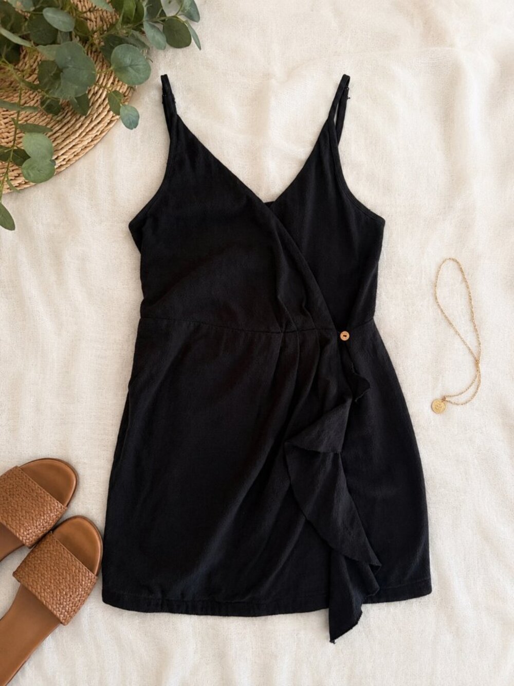 Free People Call It Simple Love Mini Dress, Medium